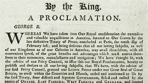 Proclamation of 1763