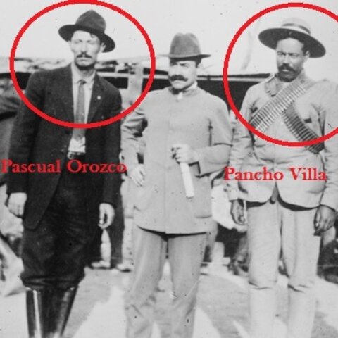 Francisco Madero, Pascual Orozco y Francisco Villa