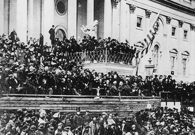 Abraham Lincoln Inaugurated