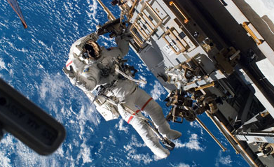 First man to do an EVA by USSR