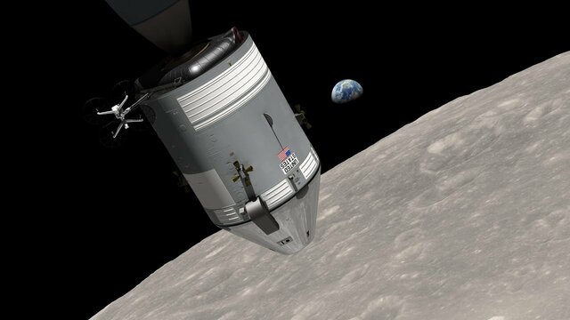 First Crewed Spacecraft to Orbit Another Celestial Body