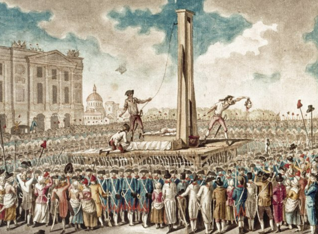 Ejecución en la Guillotina de Luis XVI