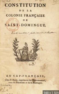The Saint-Domingue Constitution