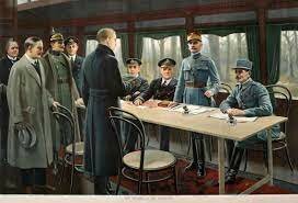 Wapenstilstand in Compiegne, einde W.O. I