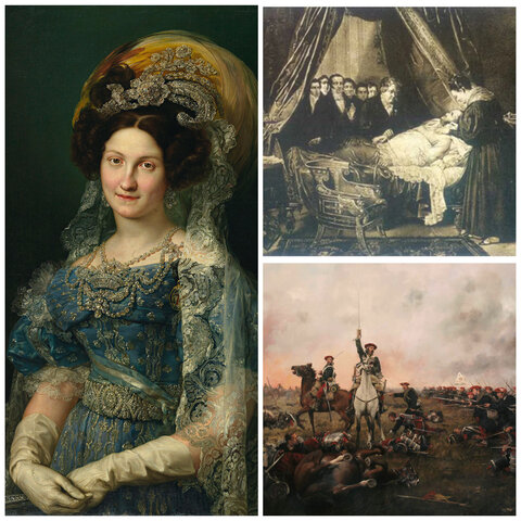 Muerte de Fernando VII / Inicio de la regencia de Mª Cristina / Comienza la Primera Guerra Carlista