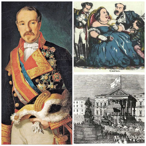 Pronunciamiento en Vicálvaro / Manifiesto de Manzanares / Se inicia el  Bienio Progresista / Creación de la Unión Liberal.