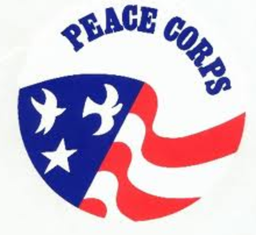 He signs a bill creating the Peace Corps.