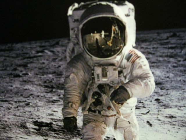 Neil Armstrong On the Moon