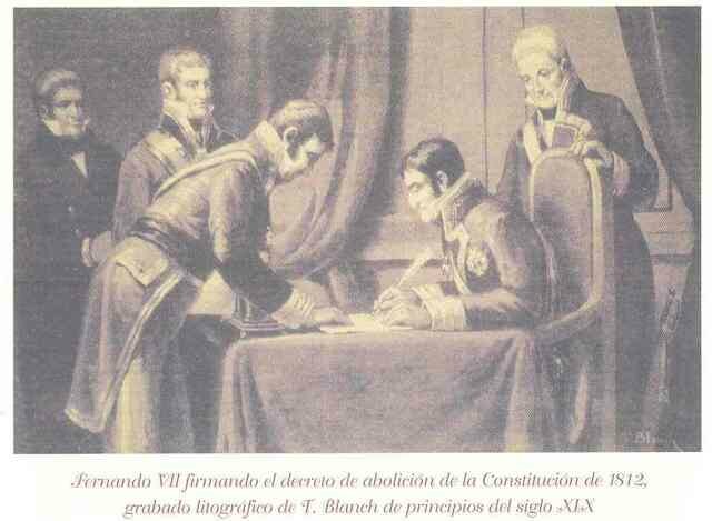 Abolición de la Constitución de 1812