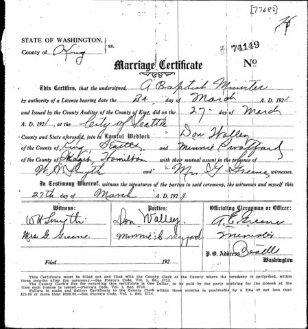 Minnie and Don Marry