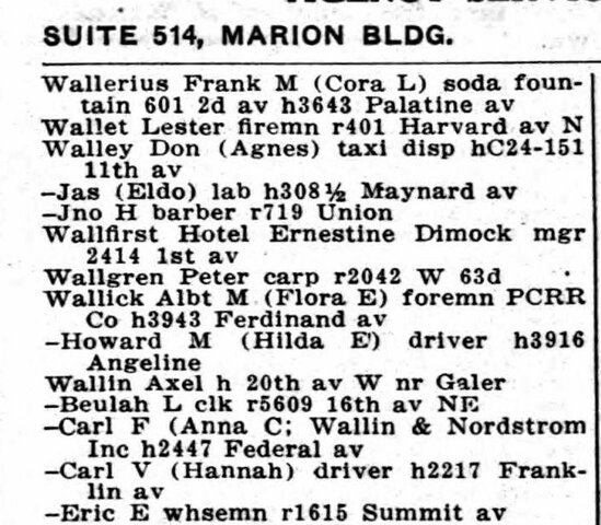 Minnie goes by Agnes in directory