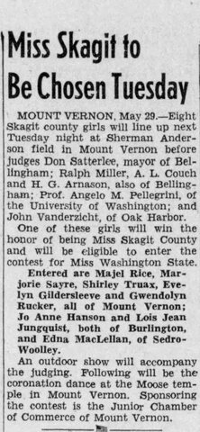 Edna enters Miss Skagit Cnty