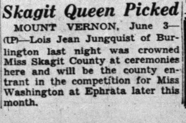 Miss Skagit Cnty is crowned-Lois Junquist