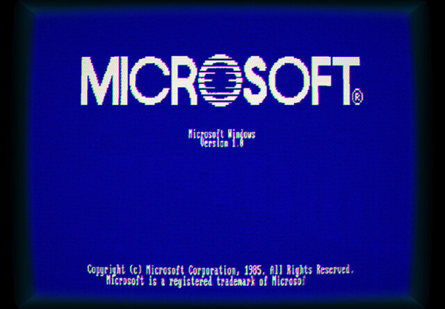 Primera versin de windows