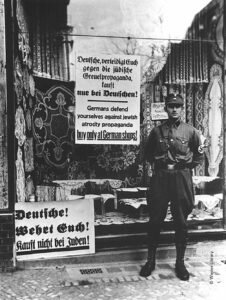 Nazis Discriminate and exclude Jews