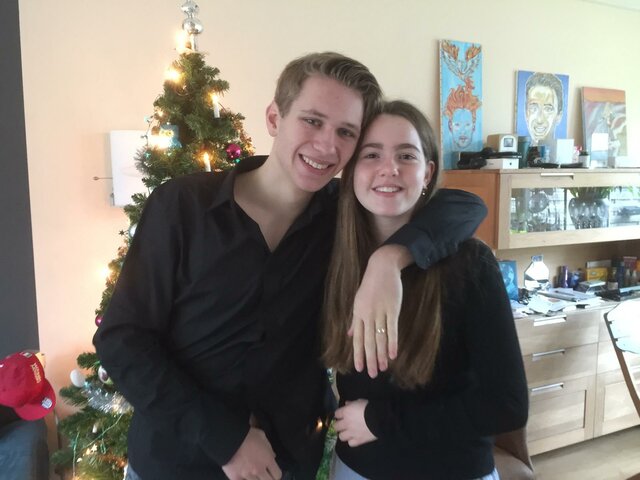 Tweede kerstboomfoto