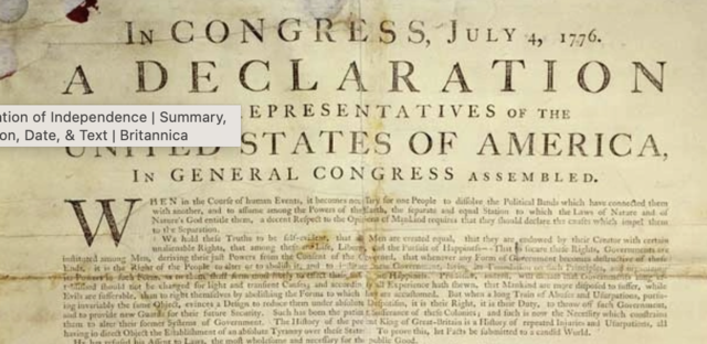 Declaration of Independence
