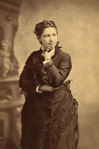 Victoria Woodhull s'adresse à la Chambre des représentants des États-Unis.
