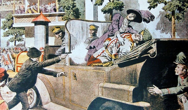 Asesinato del Archiduque Francisco Fernando.
