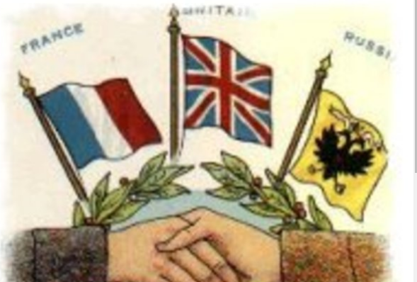 Se firma la Triple Entente entre Reino Unido, Francia y Rusia