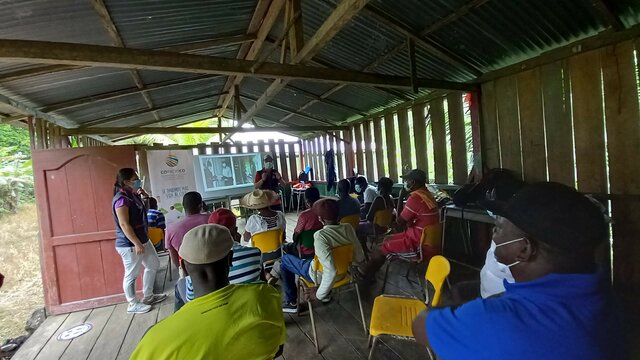 Primera socialización Timbiquí - Cuerval