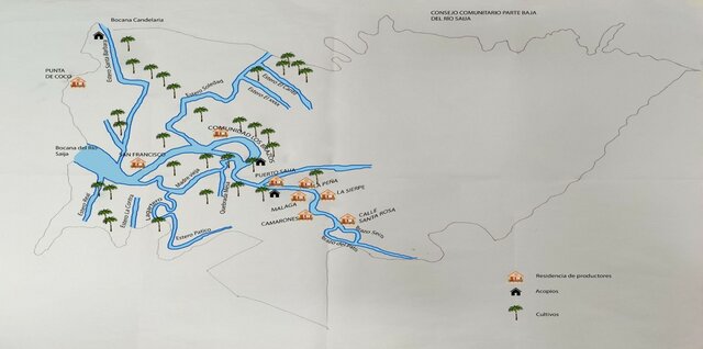 Cartografía Timbiquí - Parte Baja del Río Saija