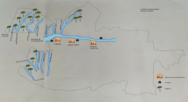 Cartografía Timbiquí - Negros Unidos