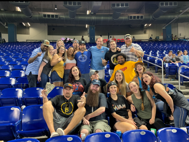 Started working at Funky Buddha and made lifelong friends