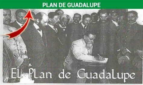 Primer jefe del Ejercito Constitucionalista "Plan de Guadalupe"