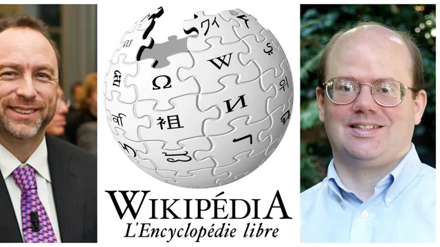 Jimmy Wales y Larry Sanger