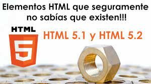 HTML 5, HTML 5.1, HTML 5.2.