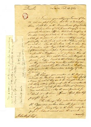 The First Handwritten Note
