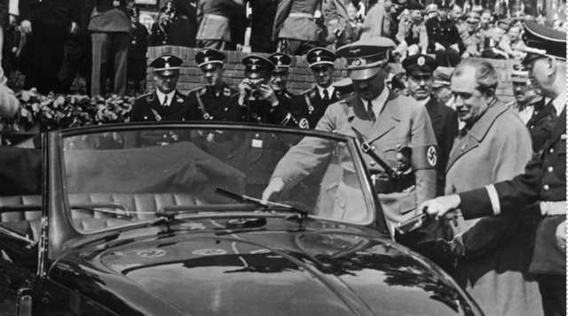 Hitler launches the  Volkswagen beetle