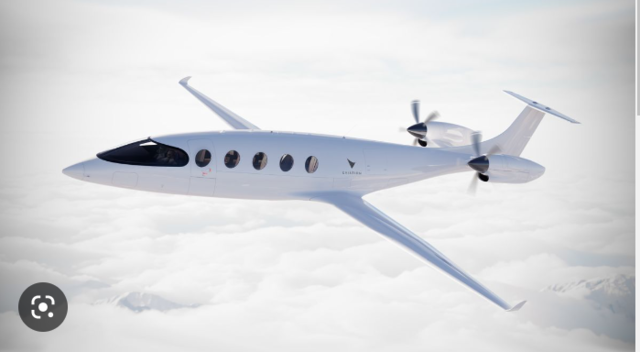 First electric flight