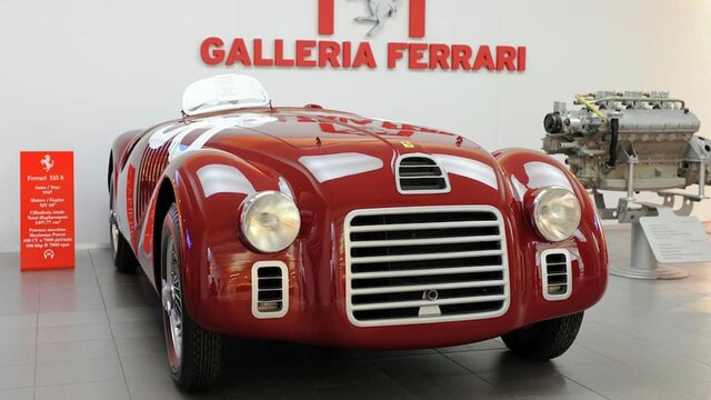 Enzo Ferrari creates his first car