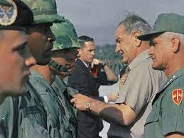 LBJ ordered first troops to Vietnam