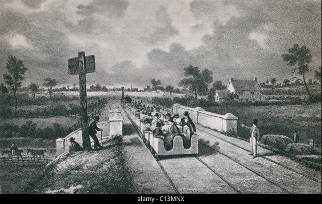 Primer ferrocarril entre Liverpool y Manchester