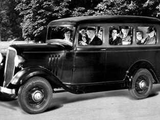 Chevy unveiled the first Suburban