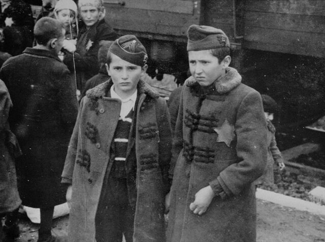 Hungarian Jews Arrive at Auschwitz