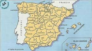 División del país en provincias.