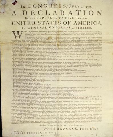 Declaration of Independence