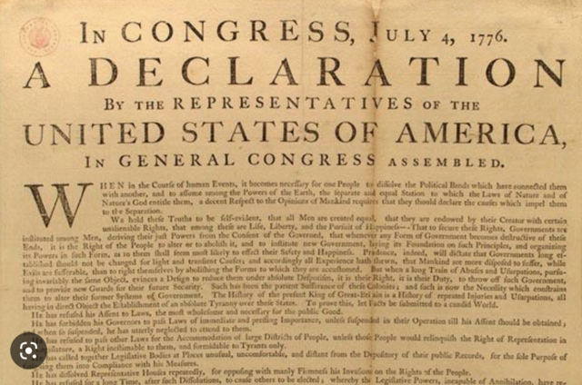 Declaration of Independence