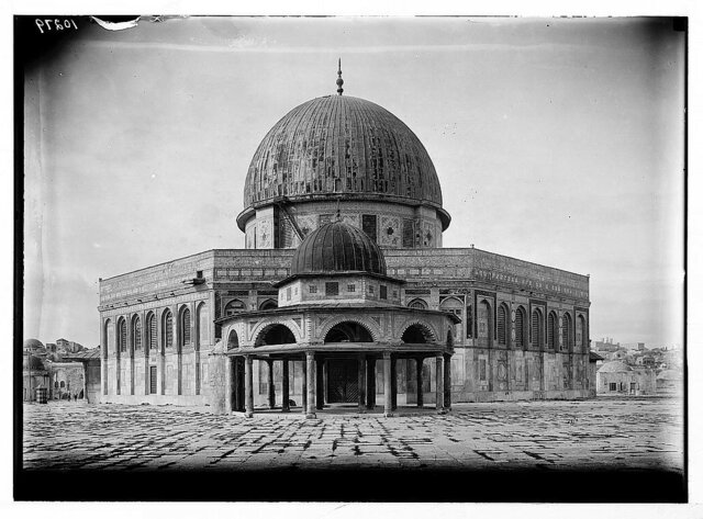 Dome of the Rock built on the Jewish Temple's ruins