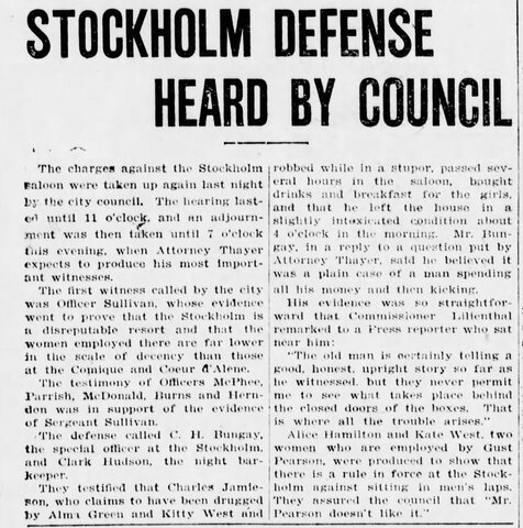 Alice Acts as a witness