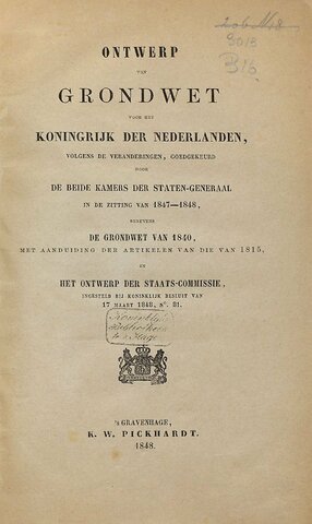 Grondwet van Thorbecke