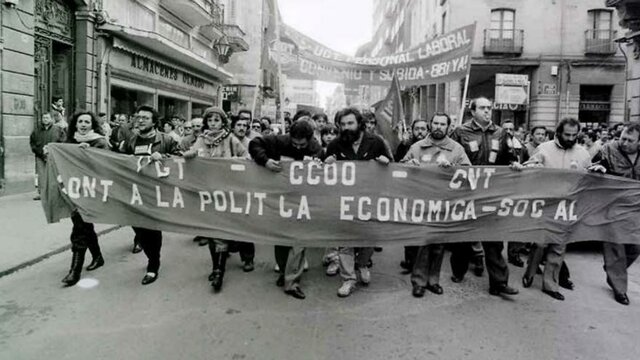 Primera Huelga General en España por la disolución de asociaciones obreras