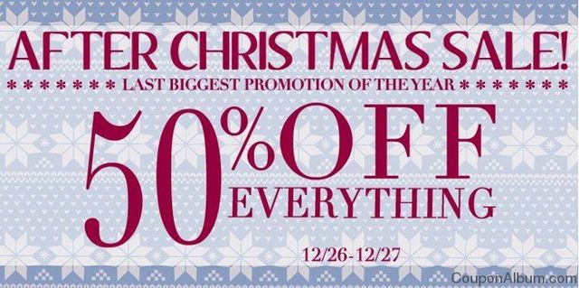 After Christmas Sales