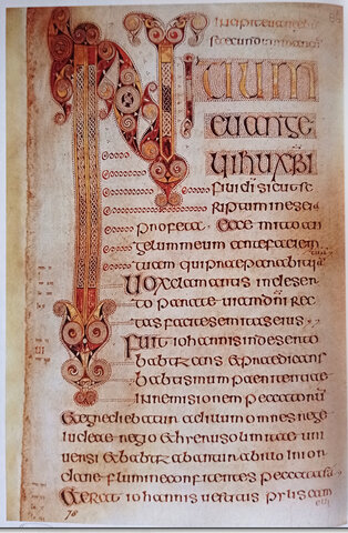 El Llibre de Durrow, pàgina inicial