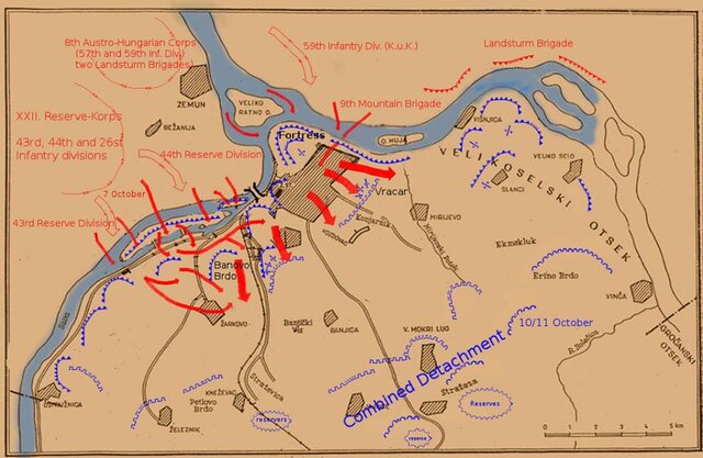 Austria conquista Belgrado (10/1915)