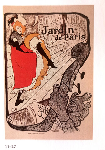 Cartell publicitari per Jane Avril d'Henri Toulouse-Lautrec